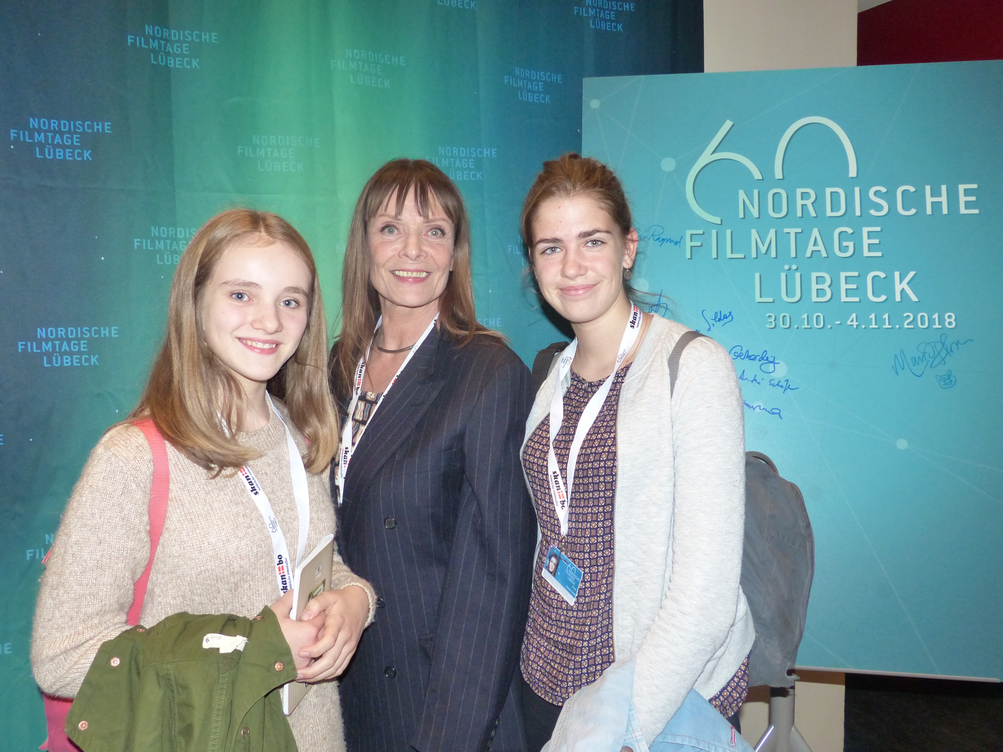 Gudrun Ragnarsdottir mit Klara und Hannah