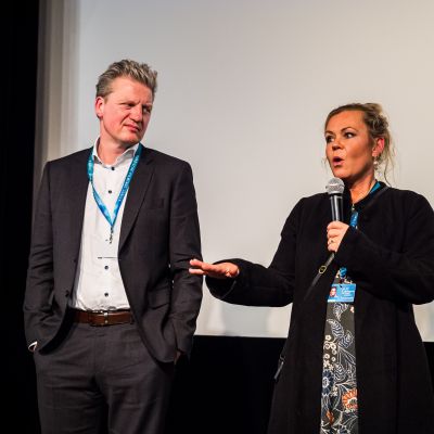 Sveinn Þorir Geirsson (actor "Descendants"), Tinna Hrafnsdóttir (director "Descendants") © Nordische Filmtage Lübeck / Olaf Malzahn