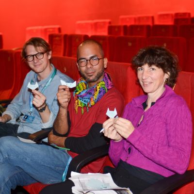 Jurors Kristian Håskjold, Ygor Gama, Laurence Rilly (Preis für den besten nordischen und baltischen Kurzfilm) © Nordische Filmtage Lübeck / Christine Rudolf