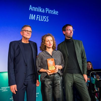 Preisübergabe Lübecker Drehbuchstipendium an Annika Penske © Nordische Filmtage / Olaf Malzahn