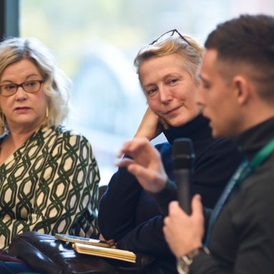 Wendy Mitchell, Nicole Gerhards, Josef Kullengård © Nordische Filmtage Lübeck / Christine Rudolf