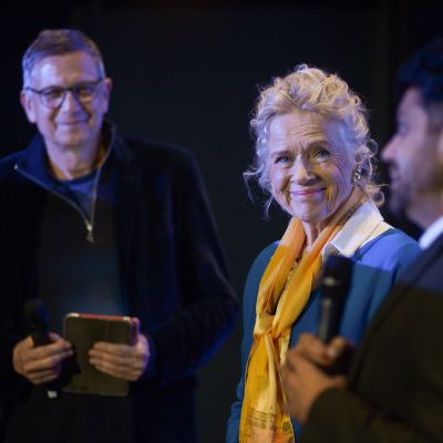 Thomas Hailer (artistic director), Liv Ullmann, Dheeraj Akolkar (director "Liv Ullmann – A Road Less Travelled") at Q&A © Nordische Filmtage Lübeck / Christine Rudolf