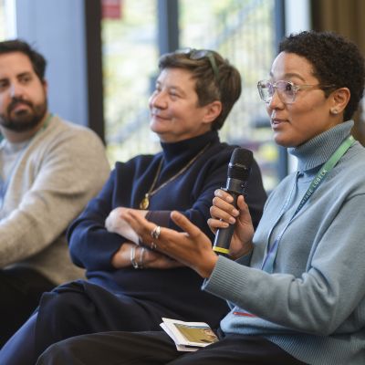 Olivia Kpalété (Feedbackgespräch Future North Projektpräsentation)