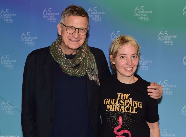 Thomas Hailer, Maria Fredriksson (director "The Gullspång Miracle") © Nordische Filmtage Lübeck / Wolf-Dietrich Turné
