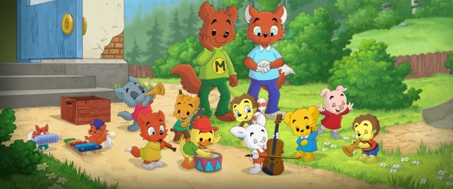 Alle Tiere machen Musik zusammen