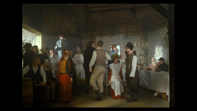 Feier im Bauernhaus