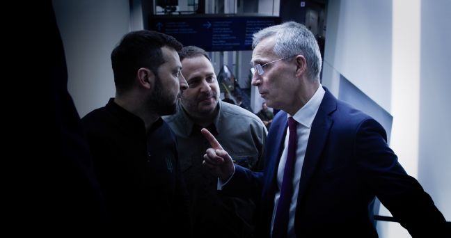 Jens Stoltenberg  und Wolodymyr Selenskyj