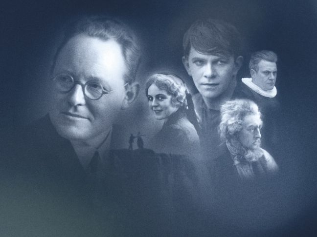 Gunnar Sommerfeldt (links) und seine Figuren, die Orlygssons