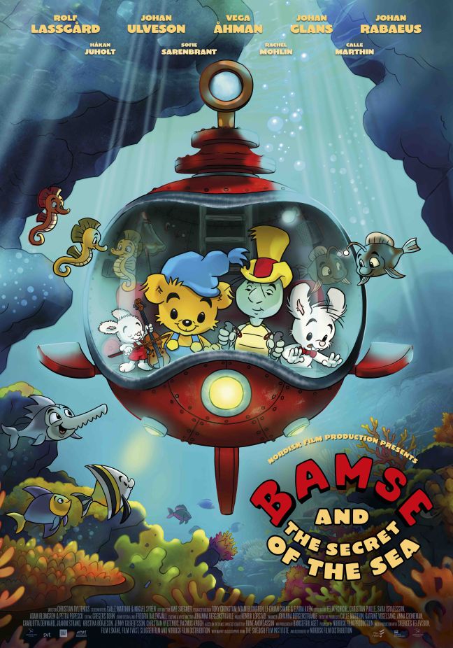 Filmposter Bamse och havets hemlighet