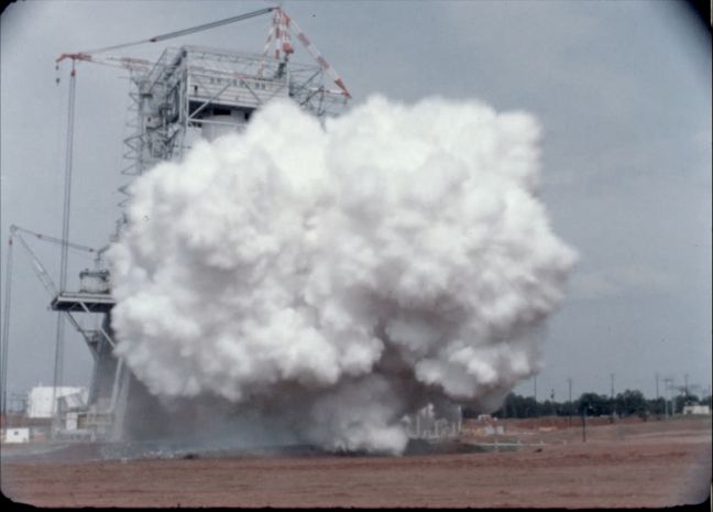 Testung Rakete