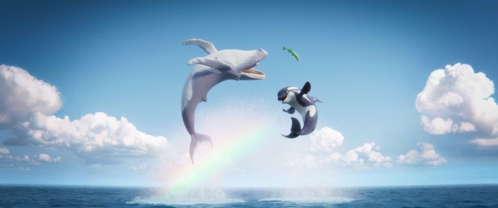 Sprung aus dem Wasser